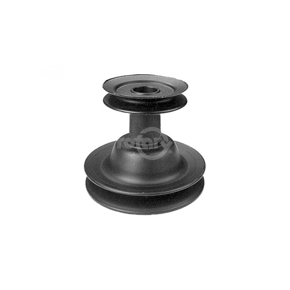 Rotary - 10186 - PULLEY DOUBLE ENGINE 1"X3-1/2" TOP-5-1/2"BOTTOM MTD - Rotary Parts Store