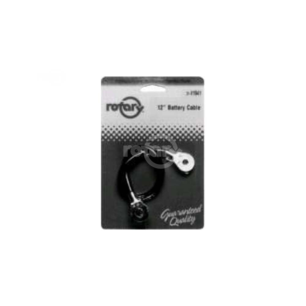 Rotary - 11941 - CABLE BATTERY CARDED 12" BLACK - Rotary Parts Store