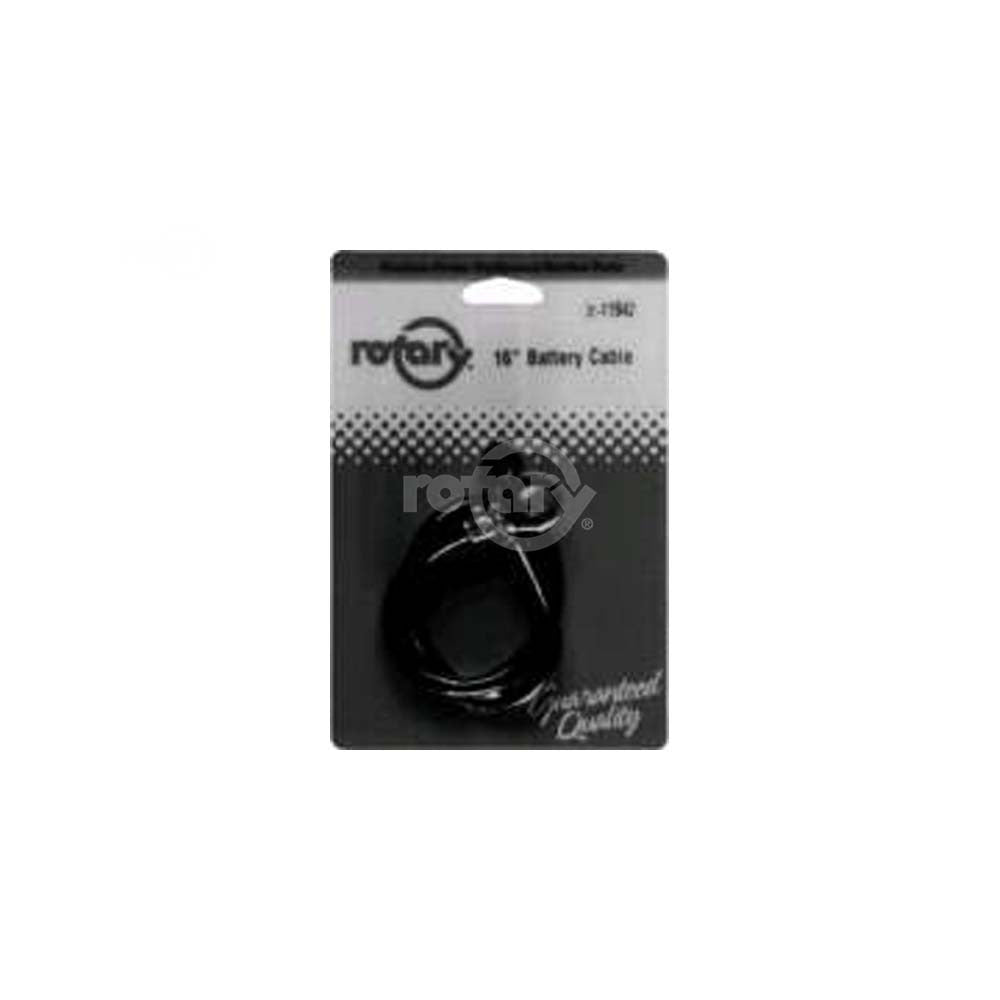 Rotary - 11942 - CABLE BATTERY CARDED 16" BLACK - Rotary Parts Store