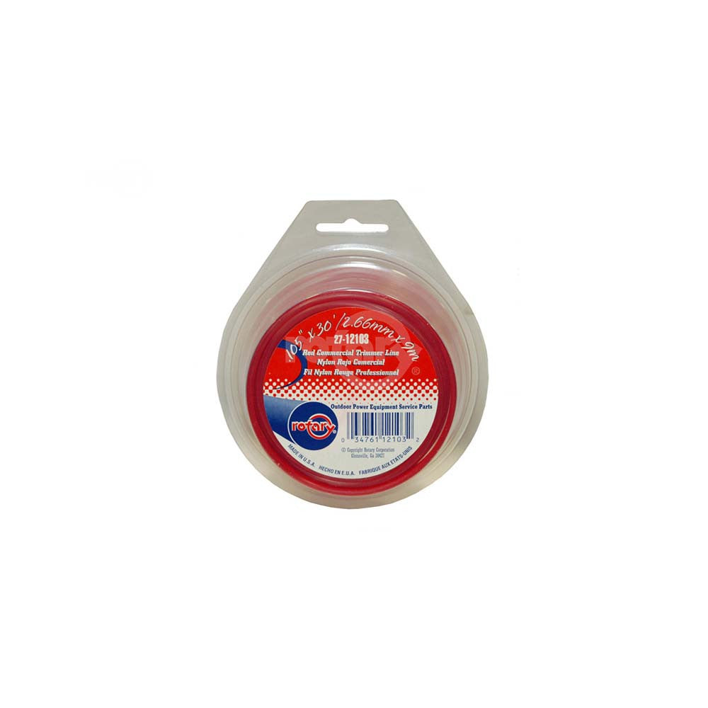 Rotary - 12103 - LINE TRIMMER .105 30' LOOP RED COMMERCIAL - Rotary Parts Store