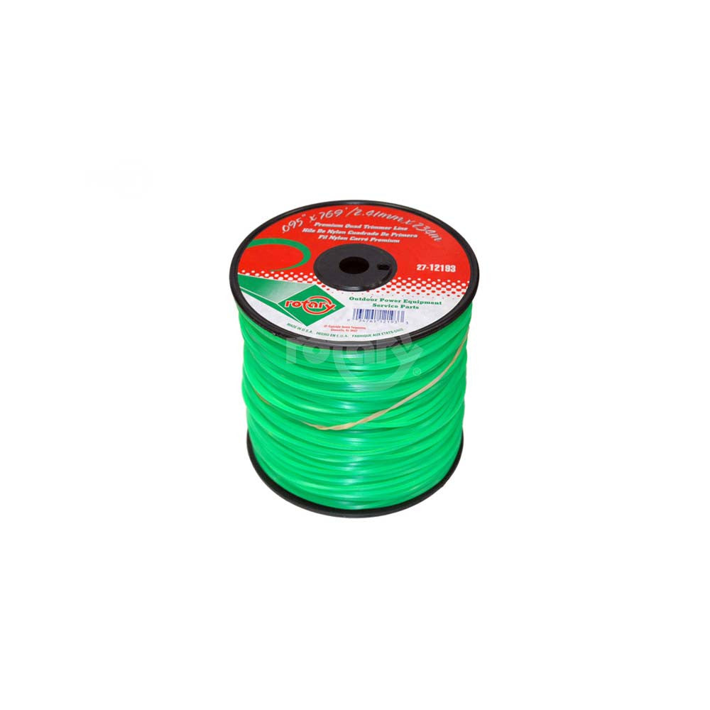 Rotary - 12193 - LINE TRIMMER .095  769' MED SPOOL QUAD GREEN - Rotary Parts Store