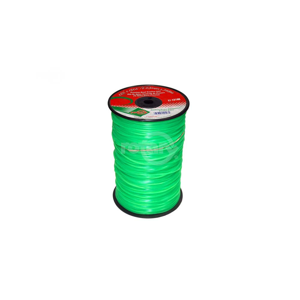 Rotary - 12196 - LINE TRIMMER .080  1800' LGE SPOOLS QUAD GREEN - Rotary Parts Store