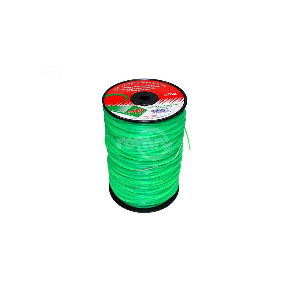 Rotary - 12198 - LINE TRIMMER .105  1035' LGE SPOOL QUAD GREEN - Rotary Parts Store