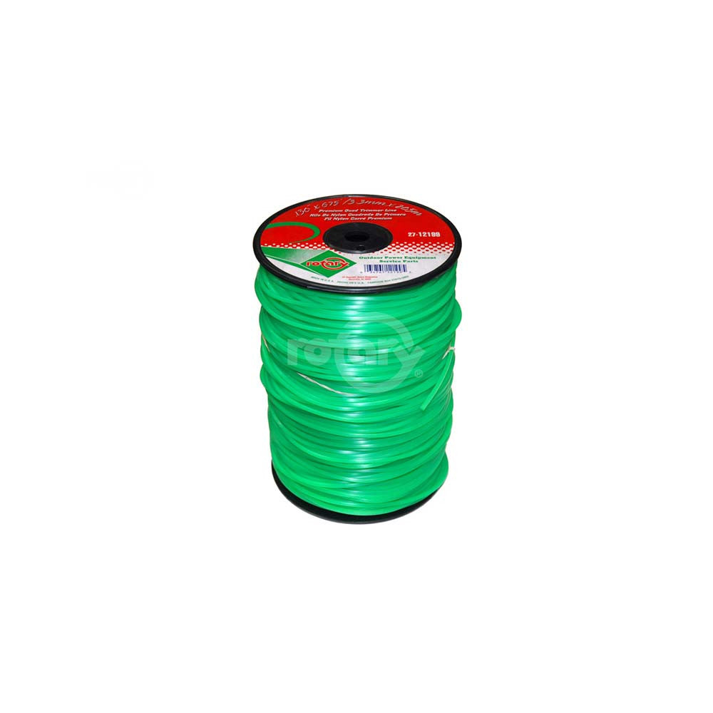 Rotary - 12199 - LINE TRIMMER .130  675' LGE SPOOL QUAD GREEN - Rotary Parts Store
