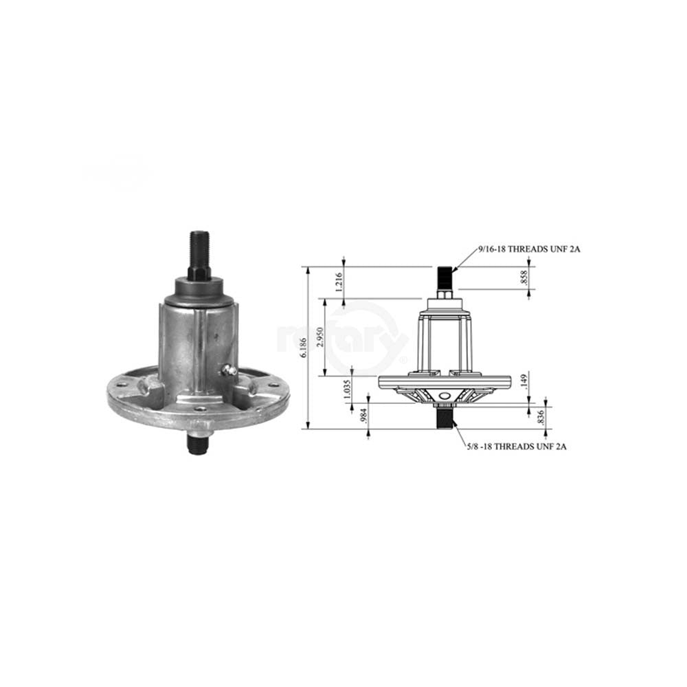 Rotary - 12495 - SPINDLE ASSEMBLY FOR JOHN DEERE                              