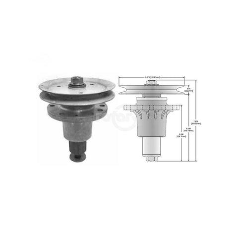 Rotary - 13130 - SPINDLE ASSEMBLY EXMARK REPL EXMARK 103-1140.                