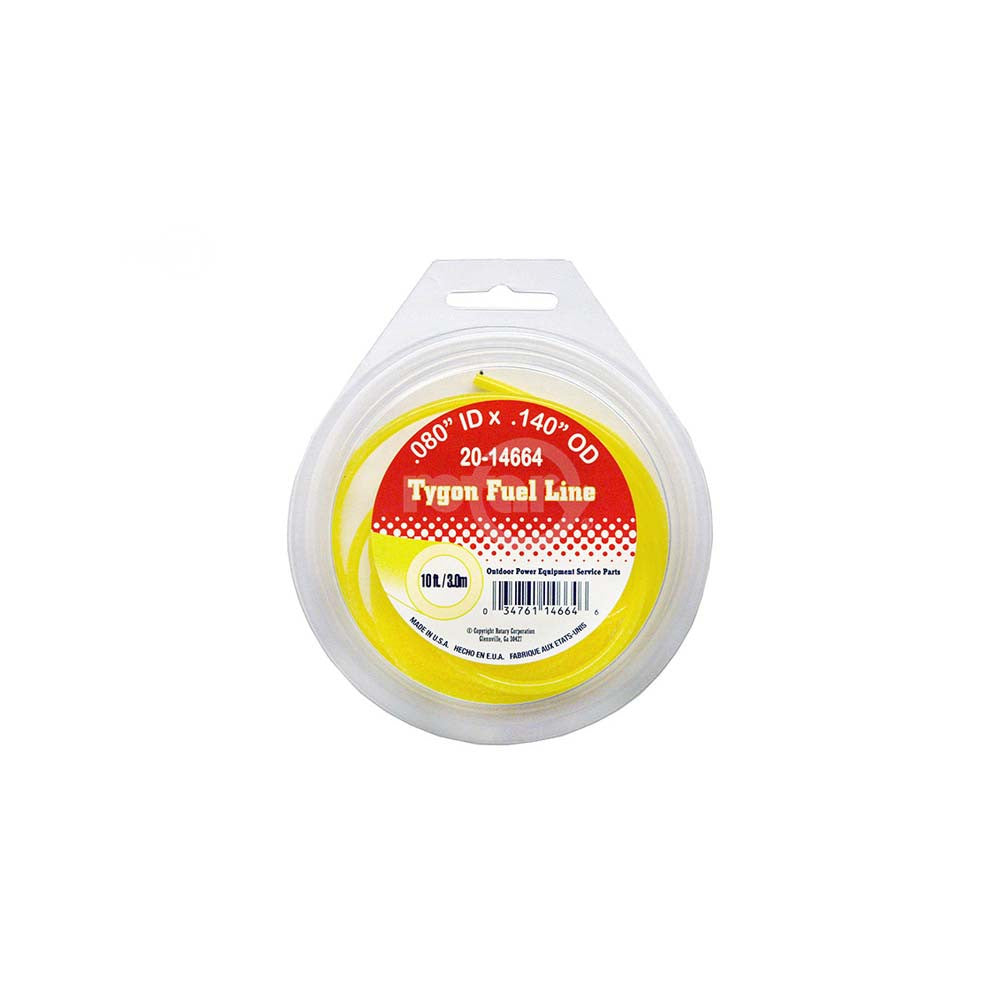 Rotary - 14664 - 10' PACKAGE FUEL LINE .080 ID X .140 OD                      