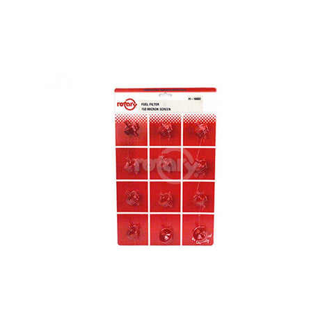 Rotary - 16000 - FILTER FUEL 1/4" IN-LINE ROUND CARDED                        