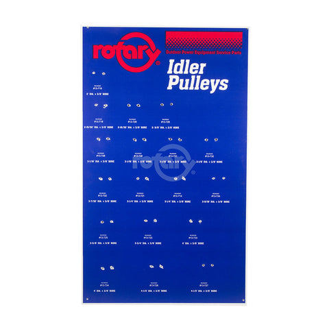 Rotary - 2695 - IDLER PULLEY ASSORTMENT BOARD ONLY                           