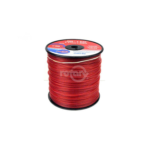 Rotary - 3509 - TRIMMER LINE .095 3LB SPOOL RED COMMERCIAL                   