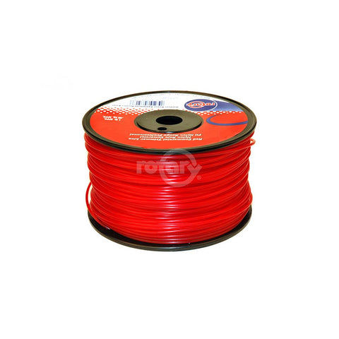 Rotary - 3521 - TRIMMER LINE  .130 1LB SPOOL RED COMMERCIAL                  