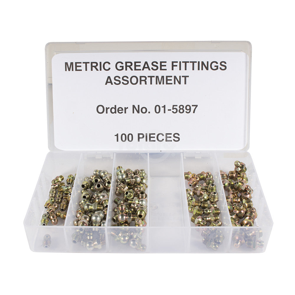 Rotary - 5897 - ASSORTMENT FITTING GREASE METRIC                             